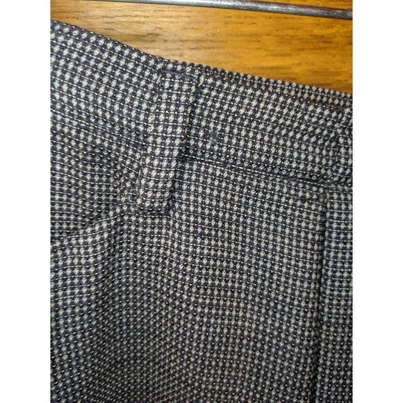 Giorgio Armani Skirt Size 8 Zip Up Knee Length Pencil Skirt Navy Blue Womens - Picture 3 of 8